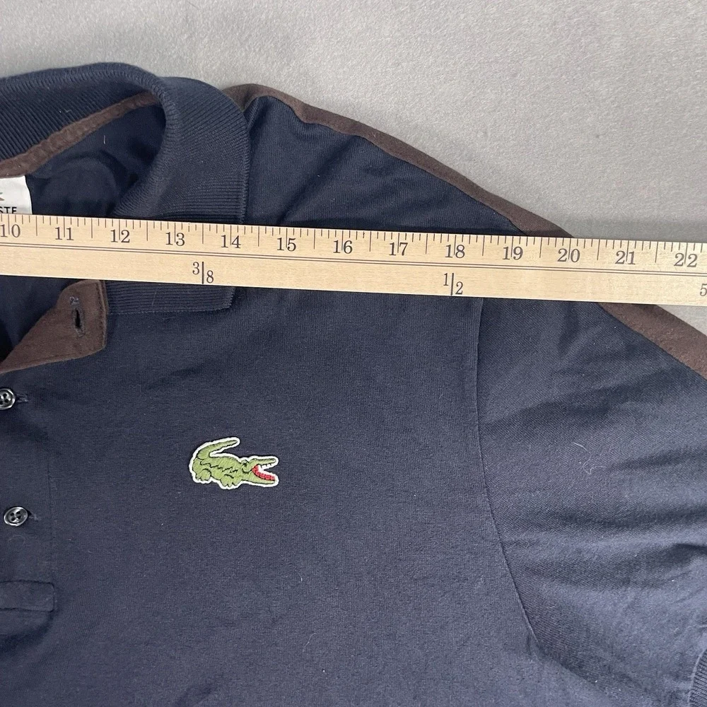Lacoste Sport Golf Polo Oxford Shirt Men Size 7‎ Short Sleeve